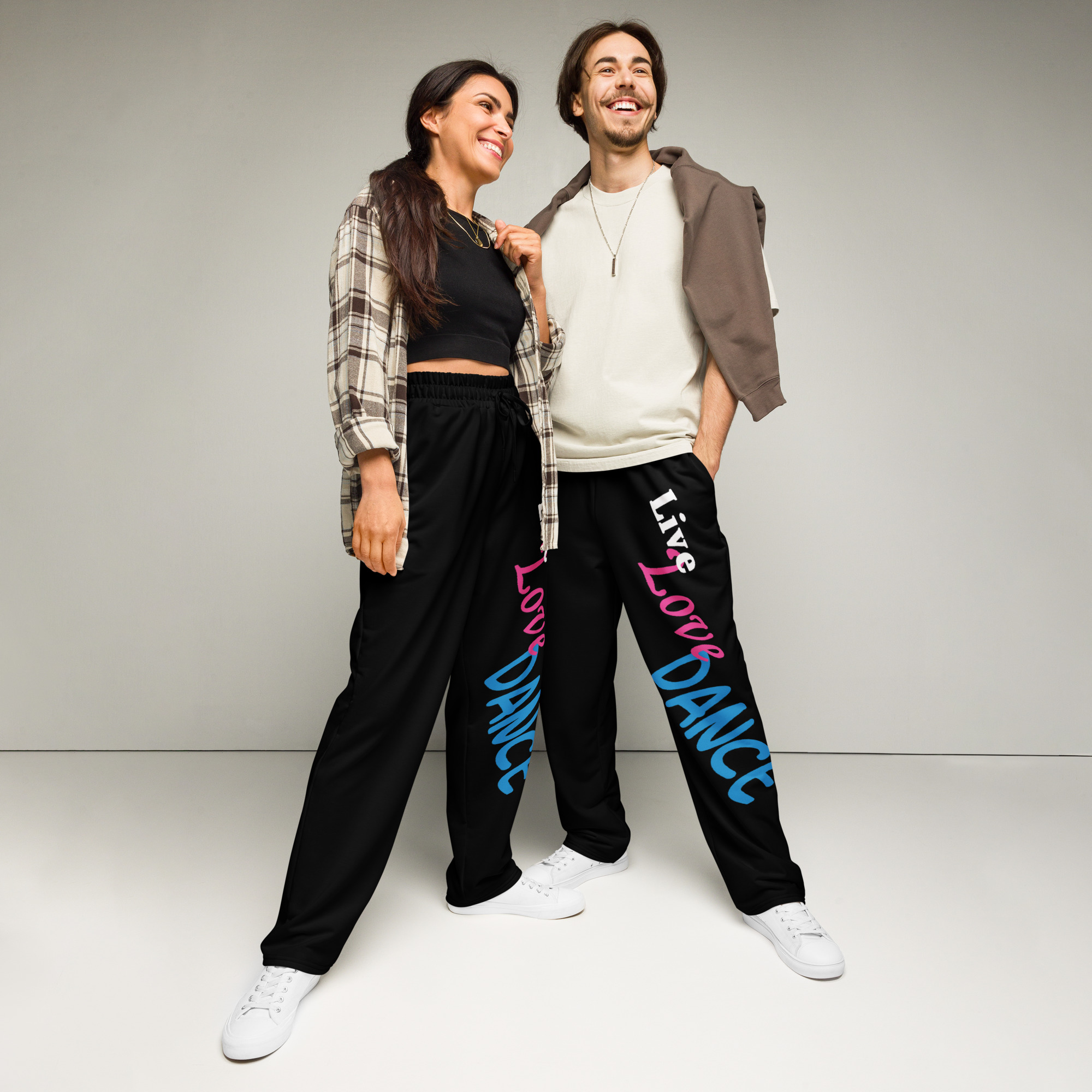 Wide-leg joggers